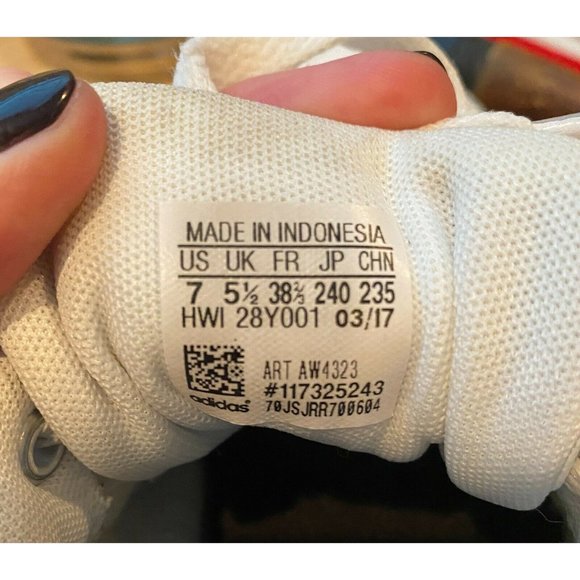 Adidas Cloudfoam Advantage Clean Shoes White 7 - Picture 11 of 11